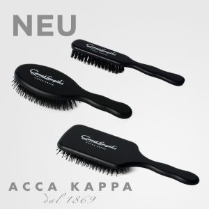 Acca Kappa black brushes